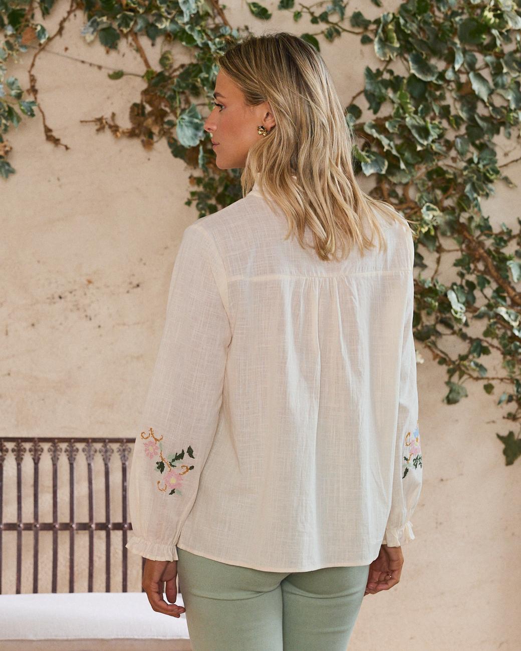 Camisa Bordada Julieta