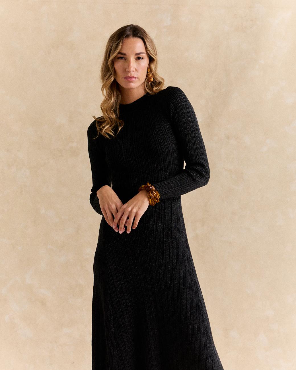 Vestido Malha Porina