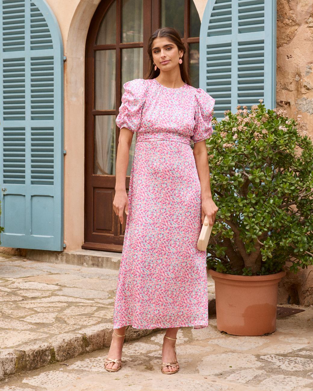 Vestido com Mangas Flavie