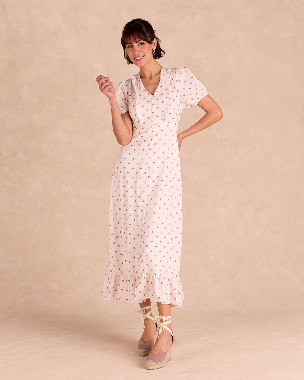 Vestido Longo de Flores Eliora