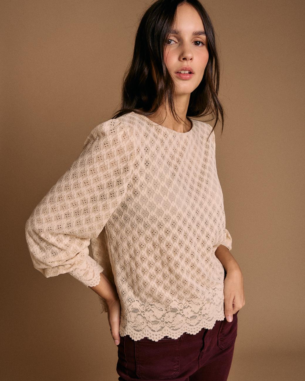 Blusa com Detalhes Camelia