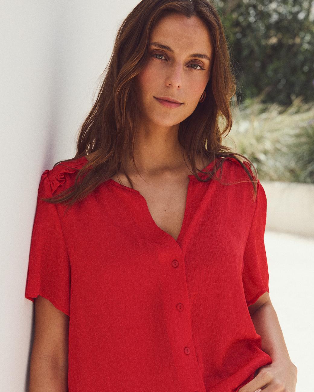Blusa Vermelha Carmina
