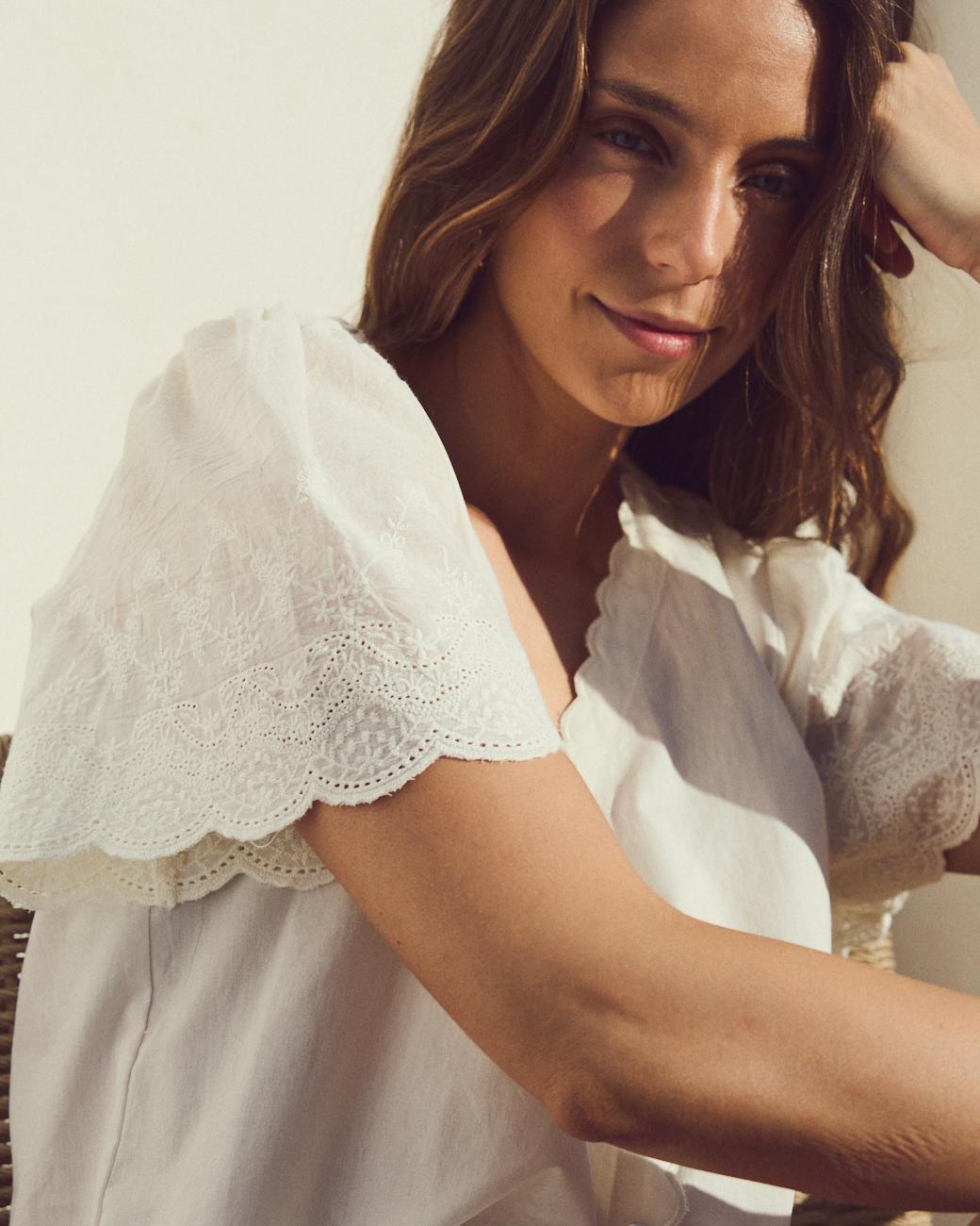 Camisa Bordada Almudena