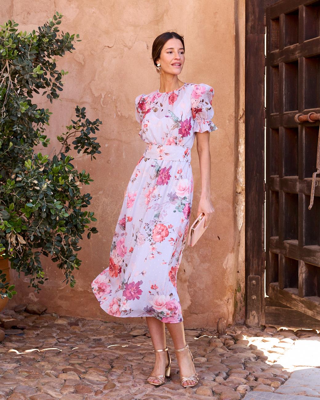 Vestido de Flores Capuccine