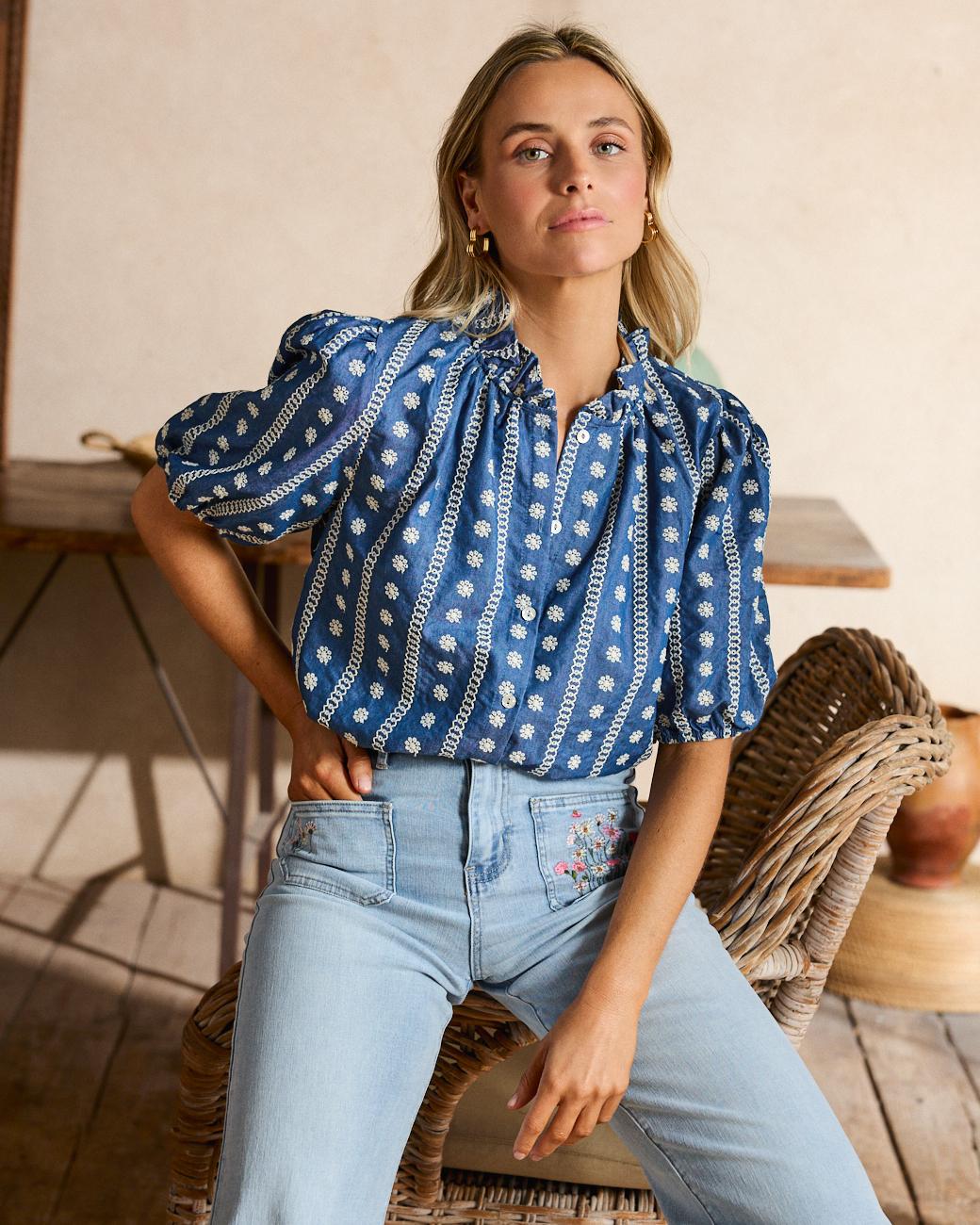 Camisa Bordada Anna