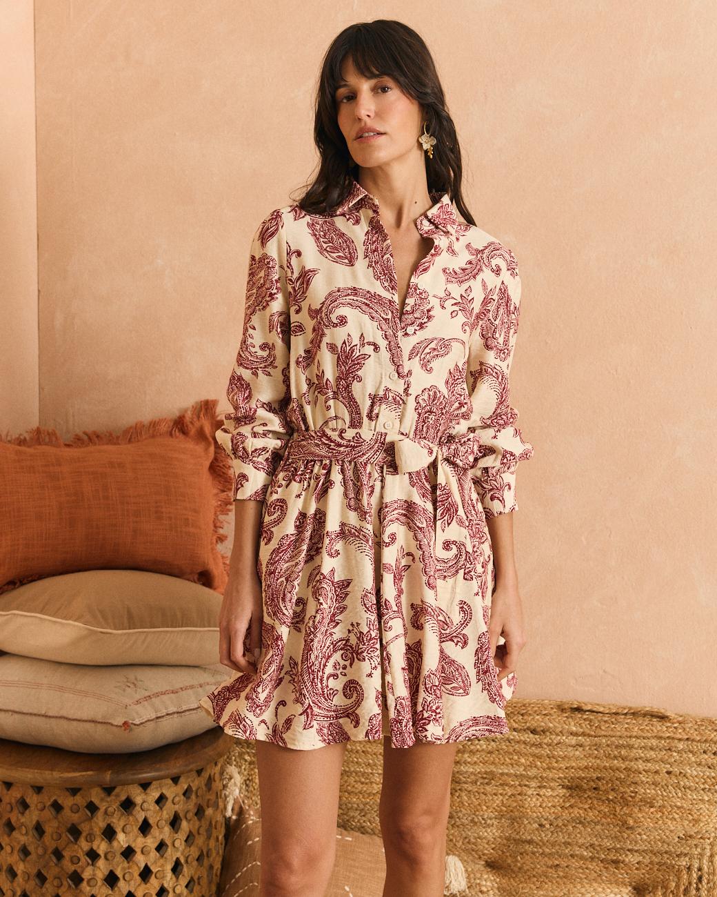 Vestido Curto Cerise