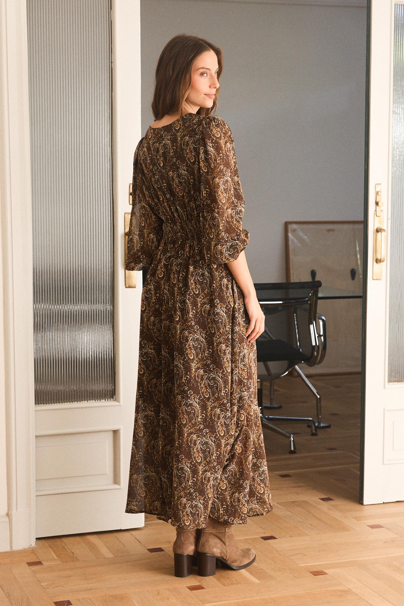 Vestido comprido Elyn