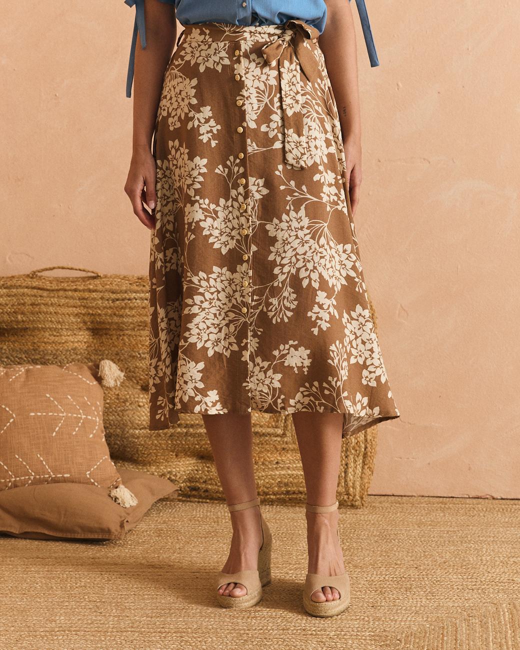 Saia Estampada Saray