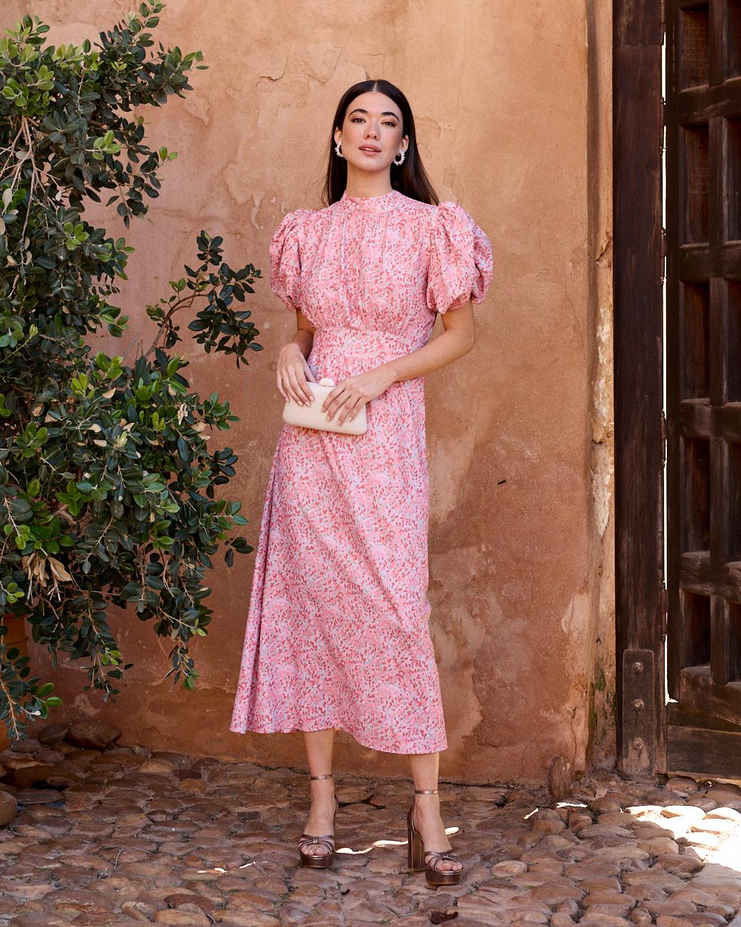 Vestido com Folhagem Sintra