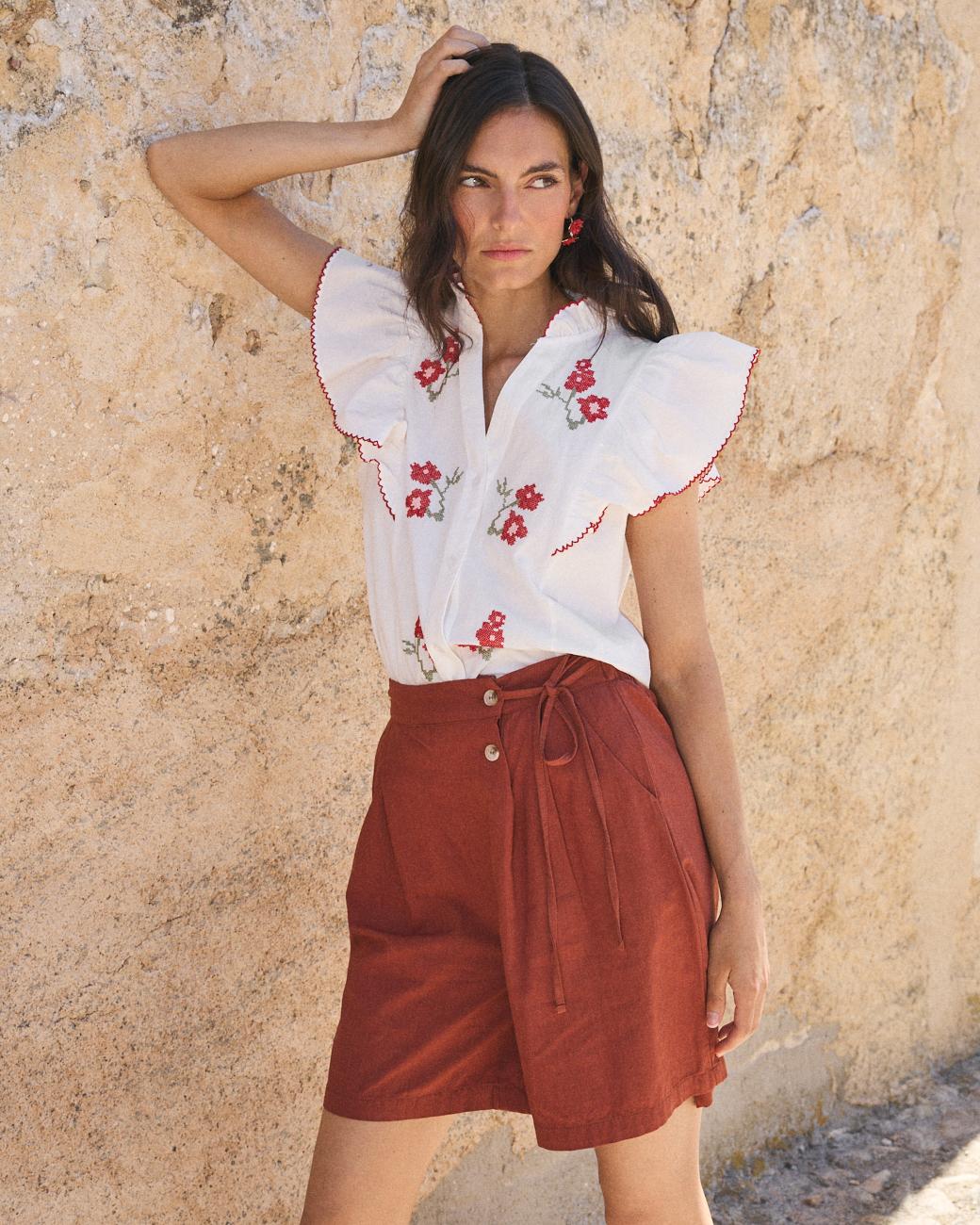 Camisa Manga Flare