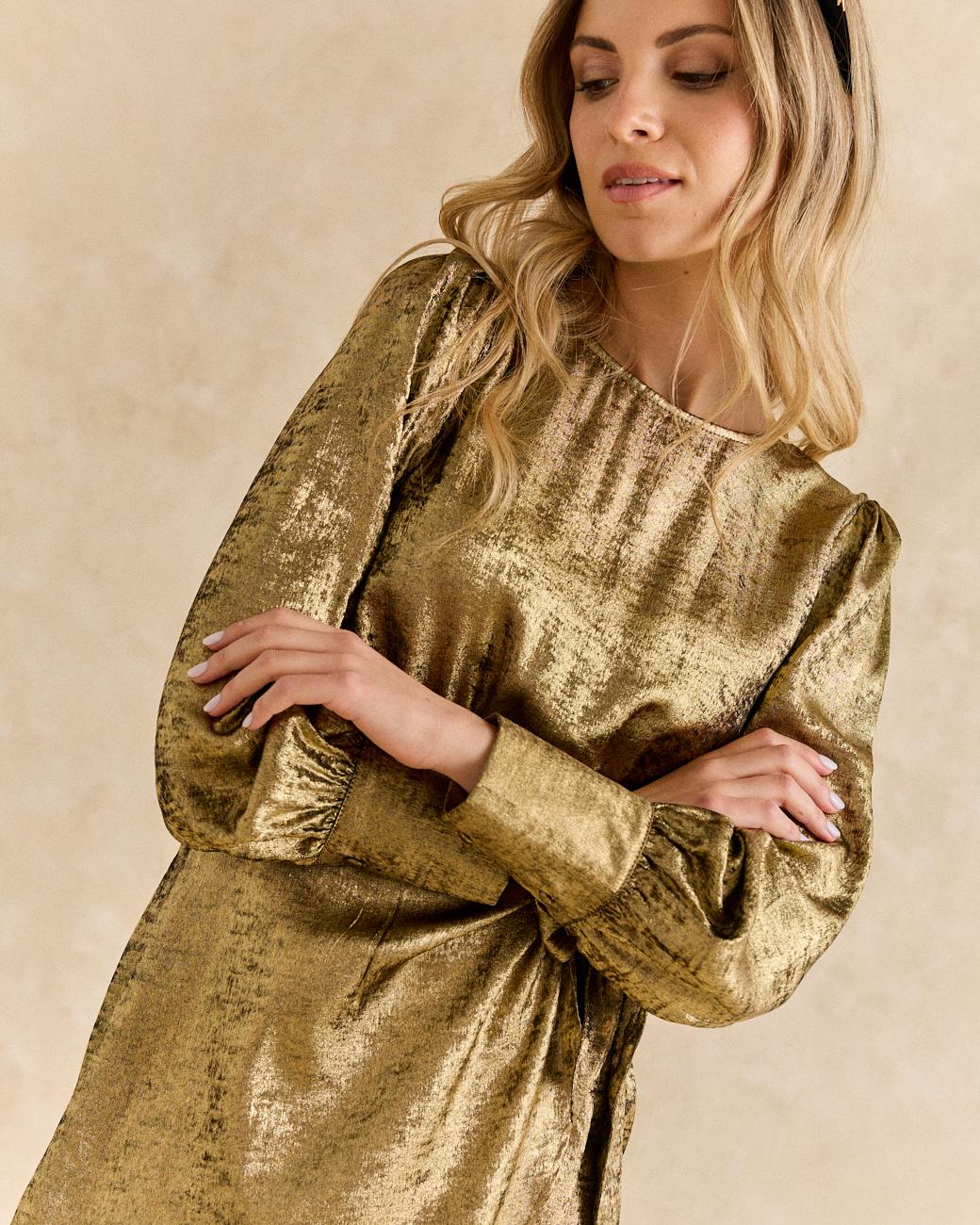 Vestido Dourado Melisa