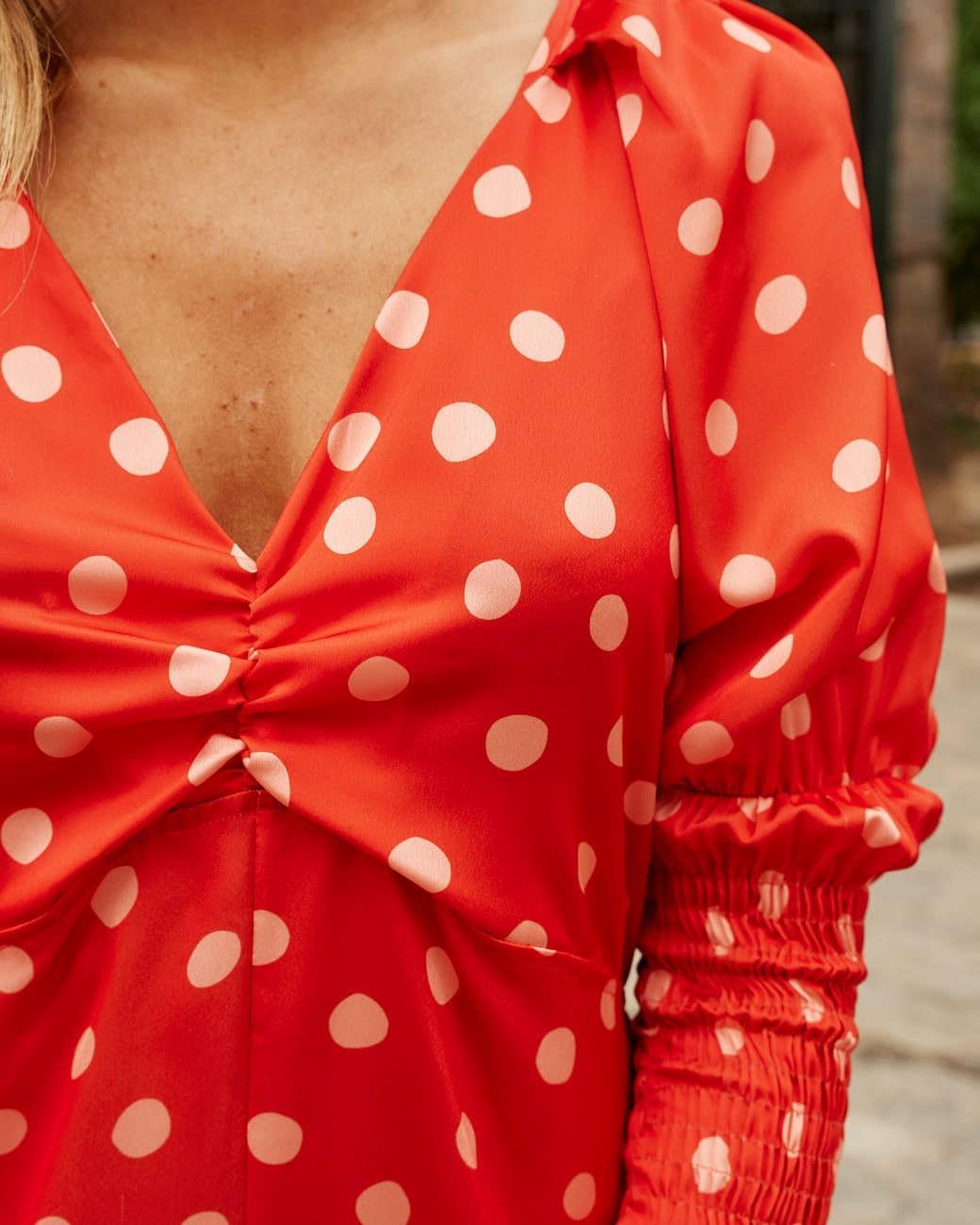 Vestido de Bolinhas Azucena