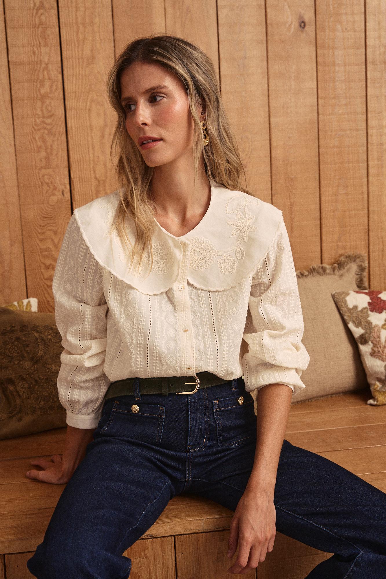 Camisa de gola Genoveva