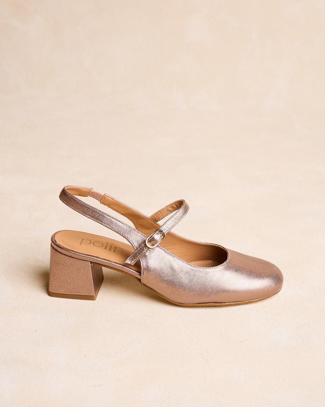 Sapato Mary Jane com Salto Cesia