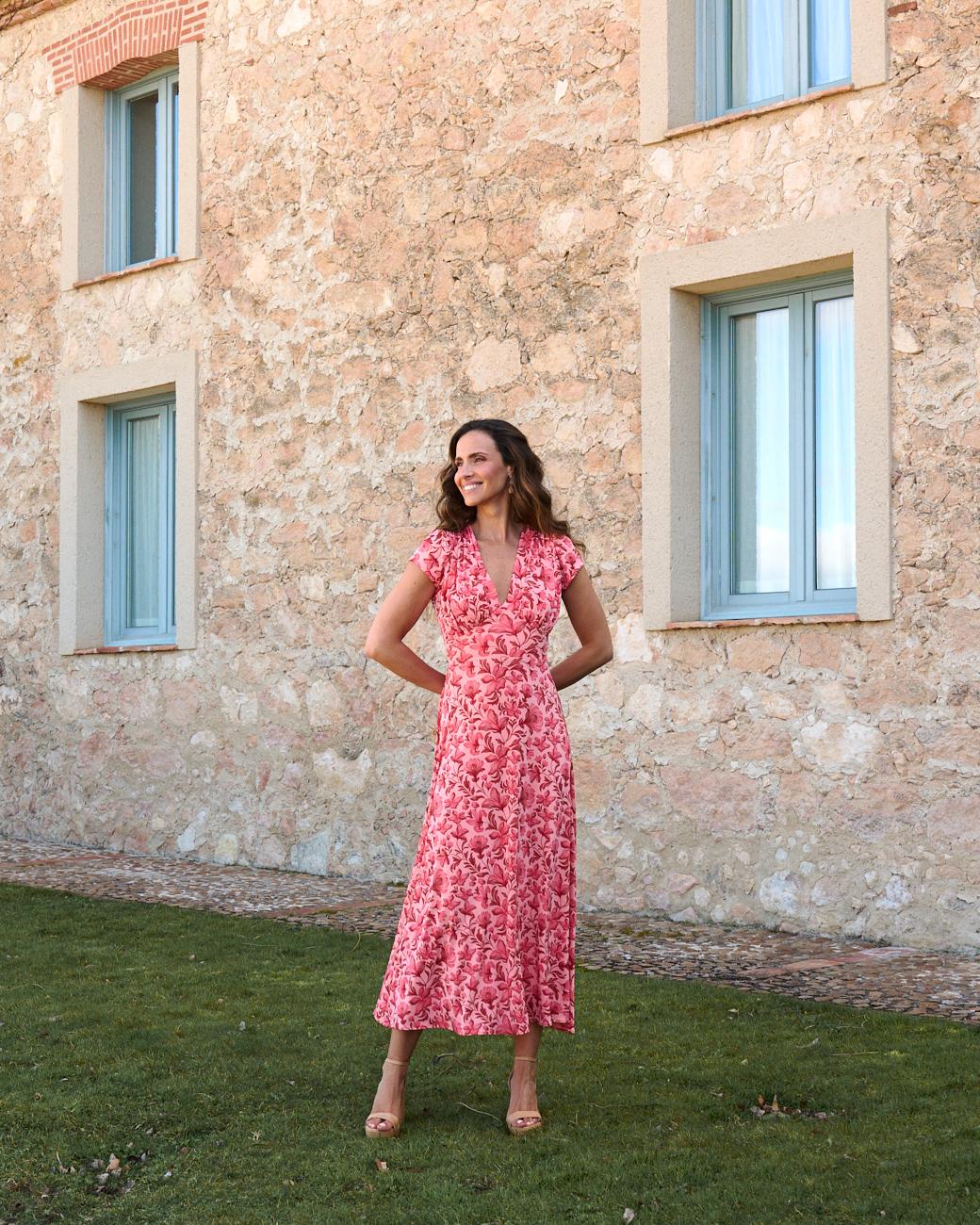 Vestido com Flores Gabriela