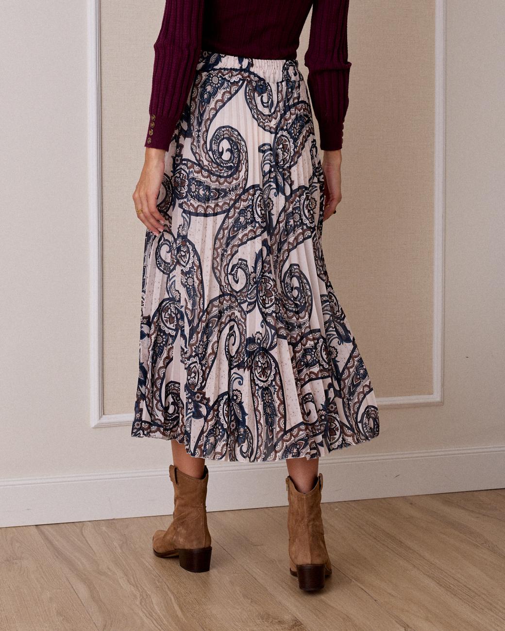 Saia Estampada Ramona