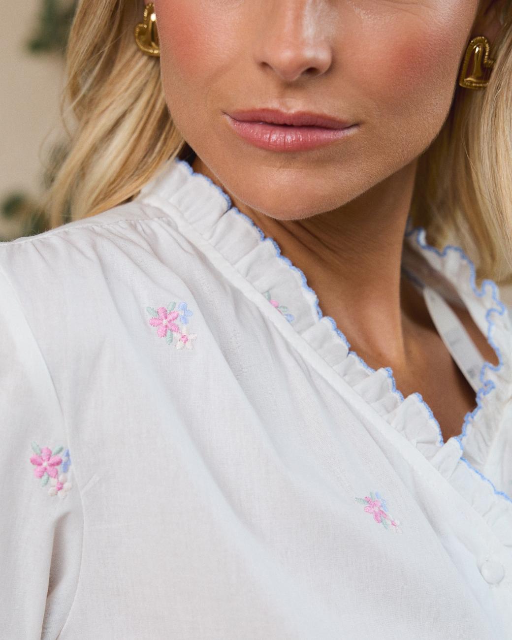 Camisa com ondas Rocío