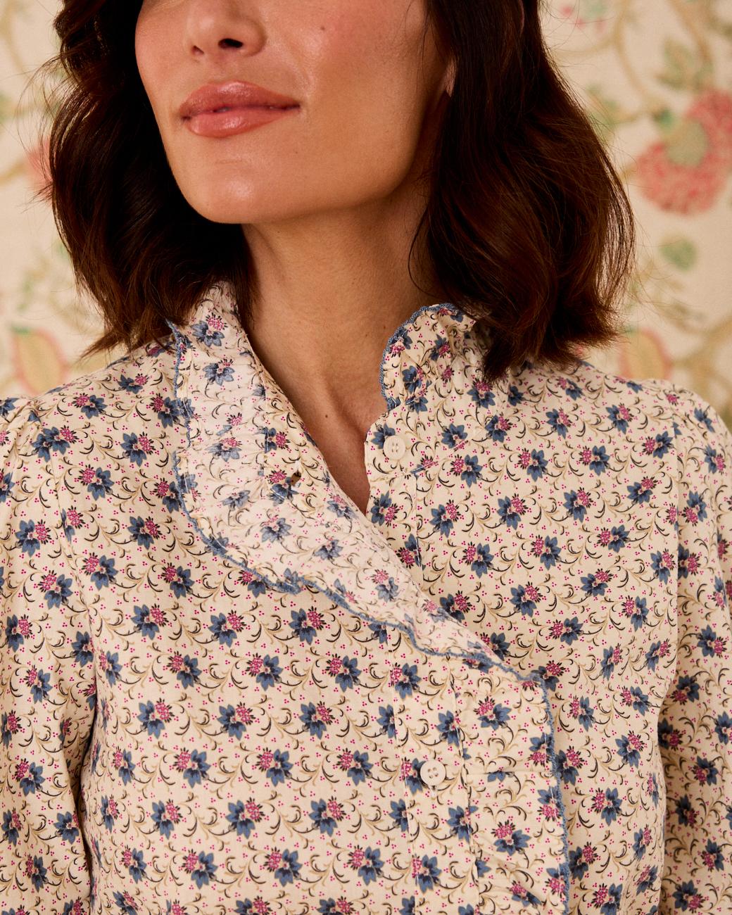 Camisa com Folho Greta