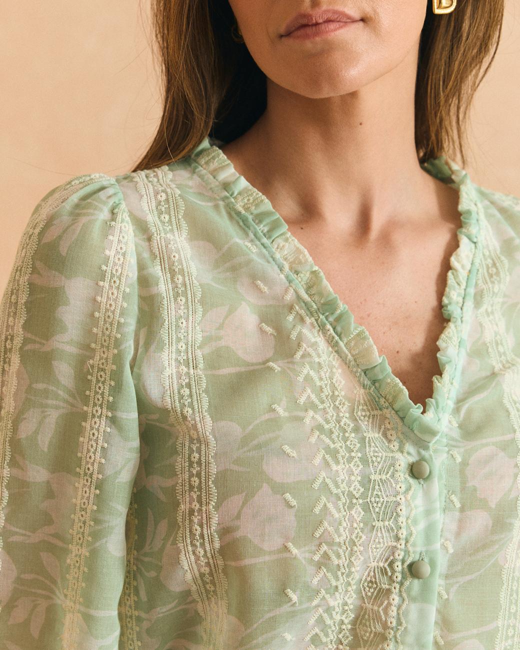 Camisa azul celeste Felicia