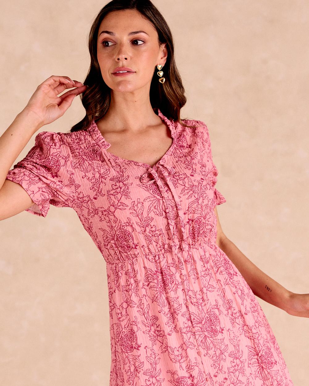 Vestido Longo Laço Carolina