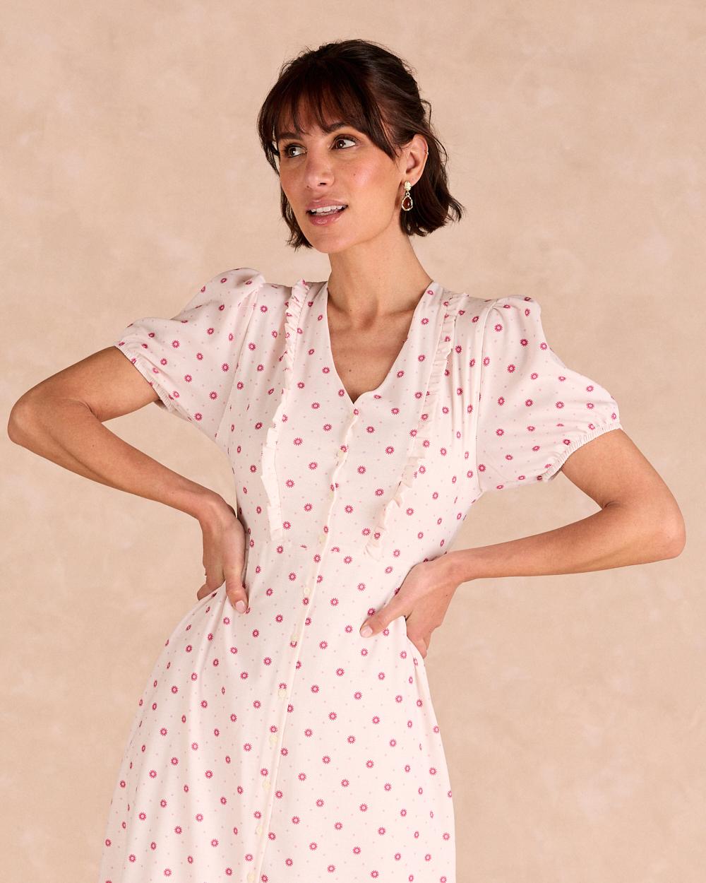 Vestido Longo de Flores Eliora