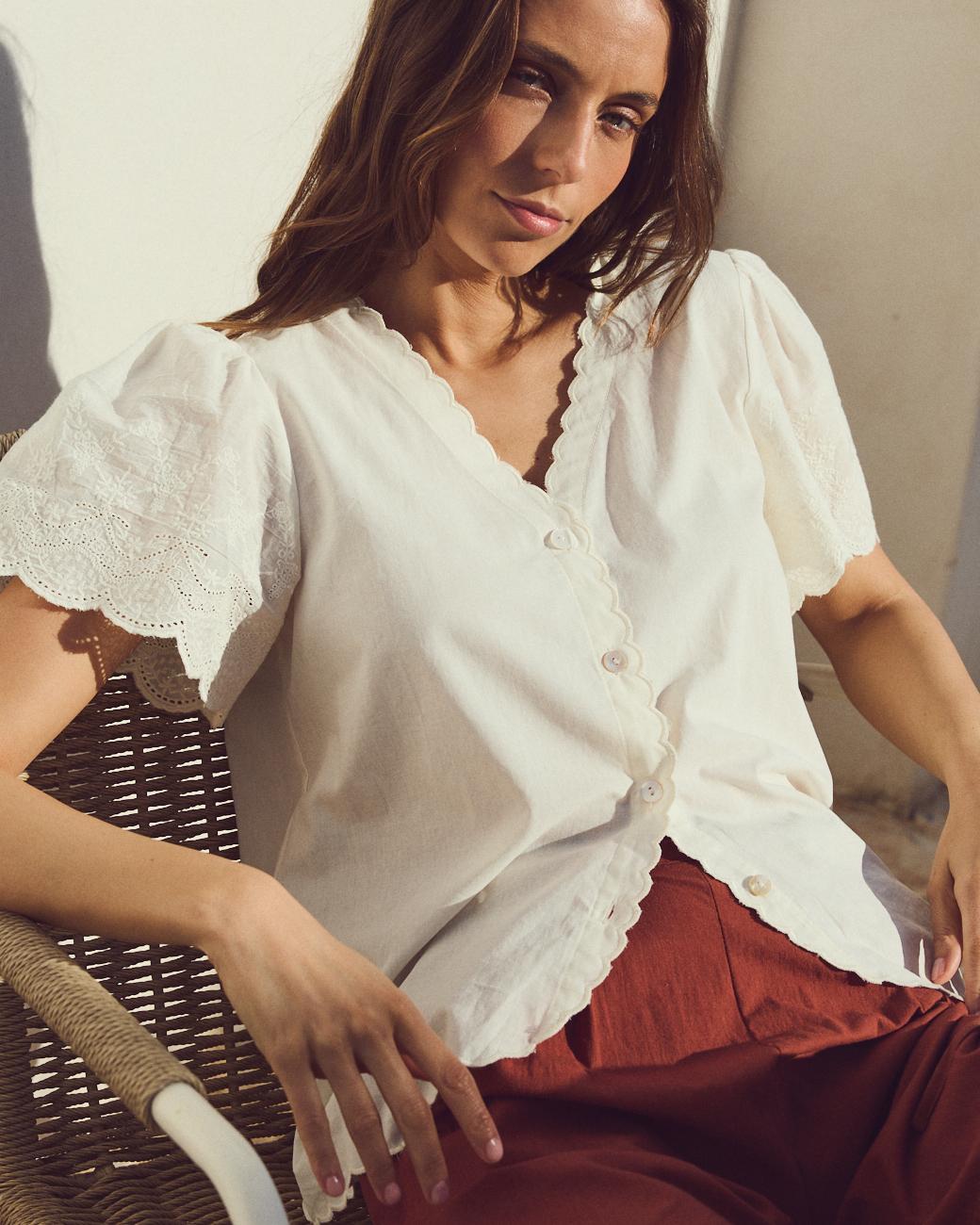 Camisa Bordada Almudena