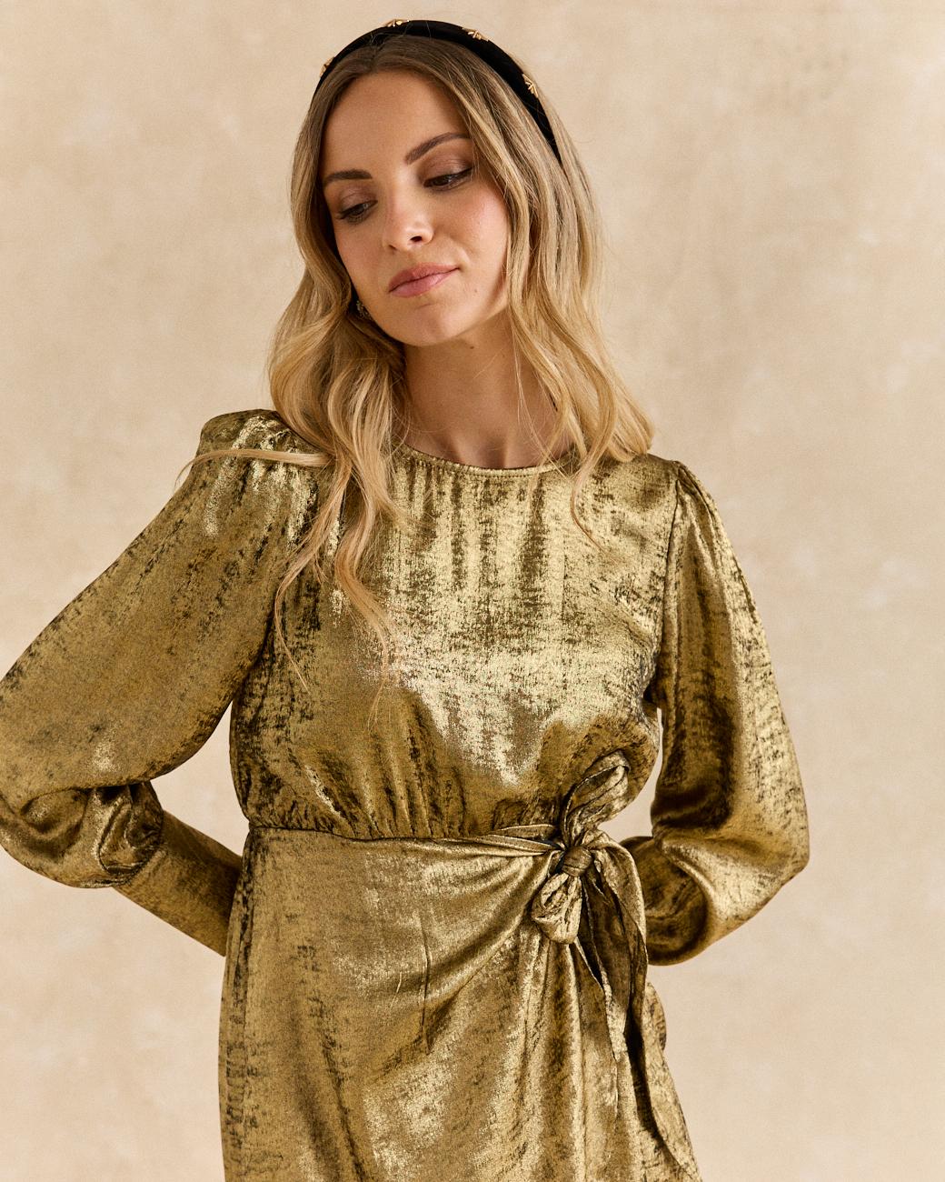 Vestido Dourado Melisa