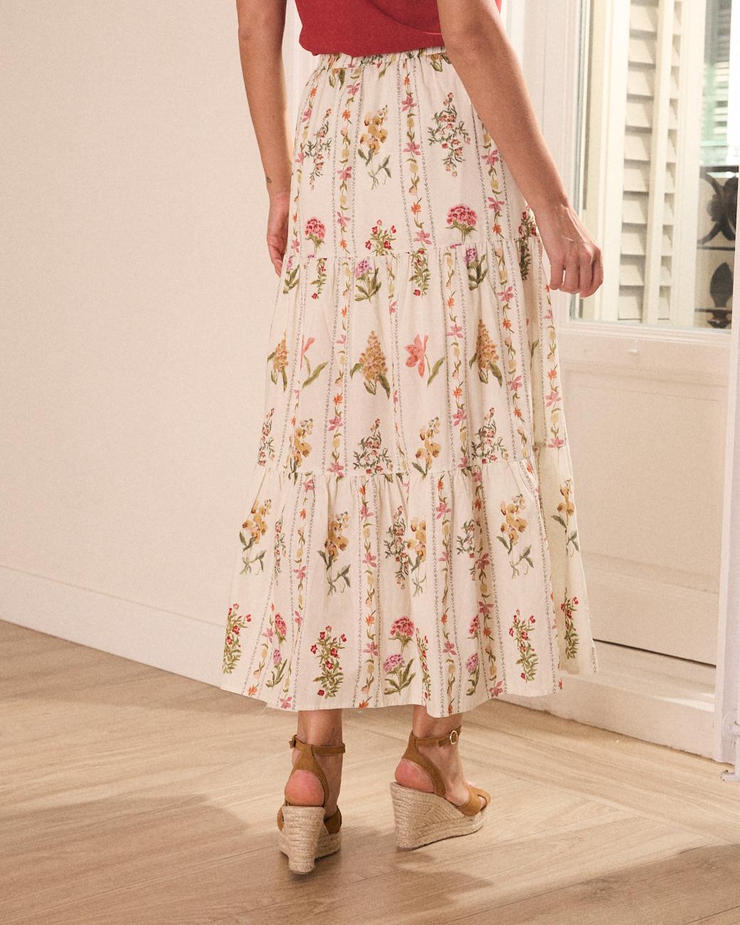 Saia Estampada Nicole