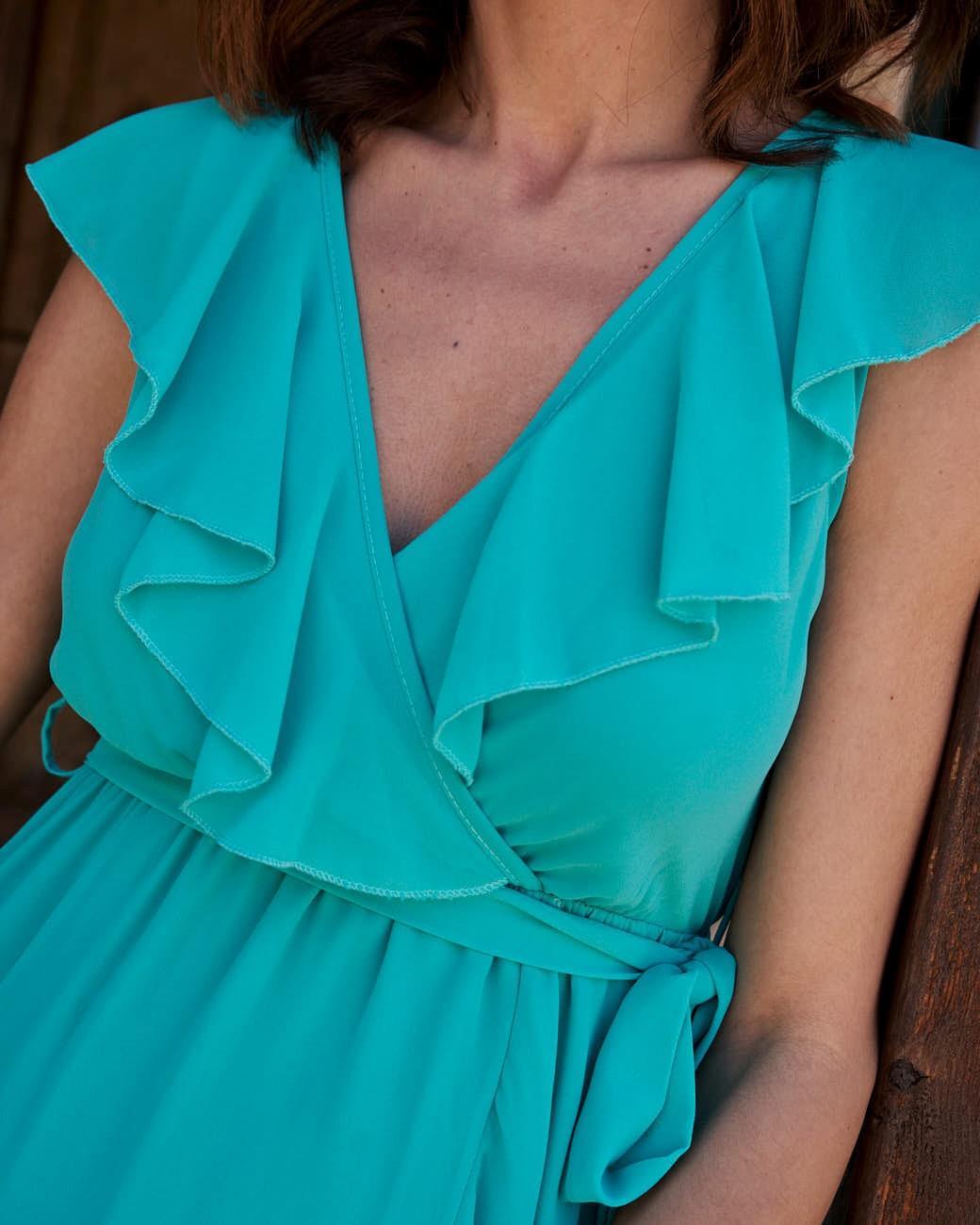 Vestido com Folho Pantella