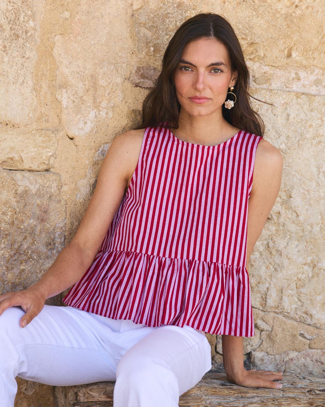 Top às Riscas Beatriz