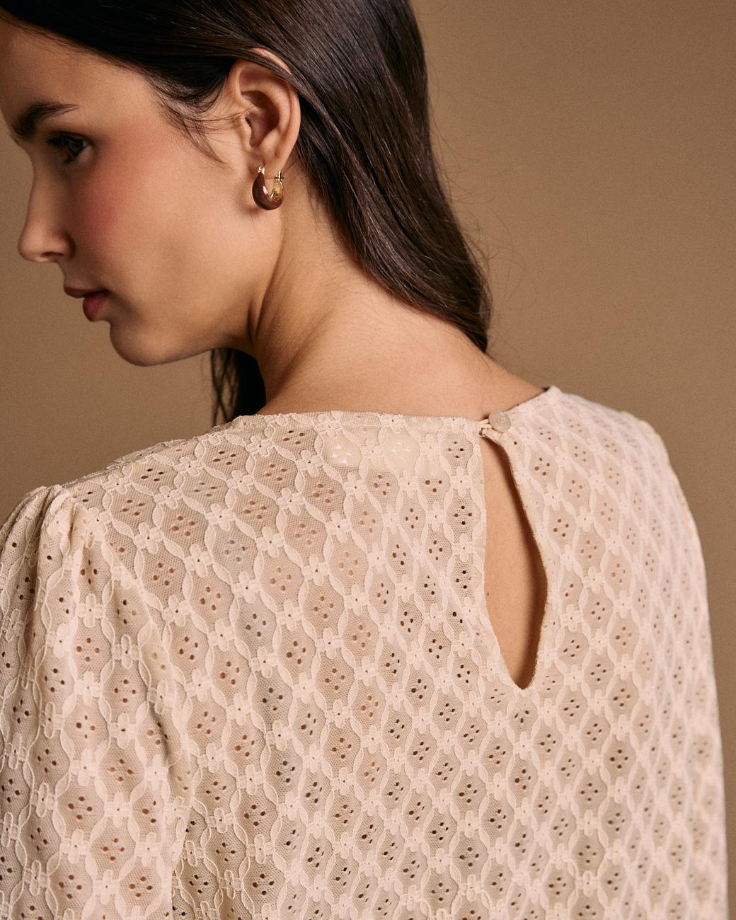 Blusa com Detalhes Camelia