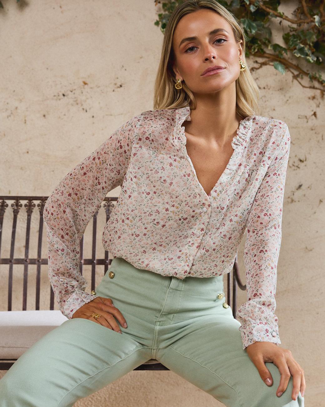 Camisa de Flores Magnólia