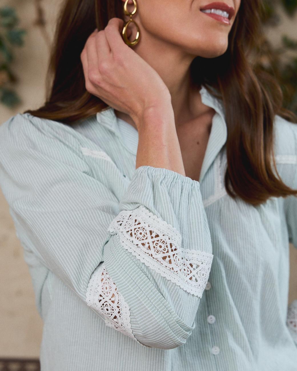 Camisa às riscas Sara