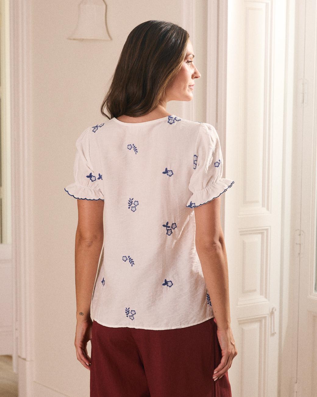 Camisa Bordada Gaia