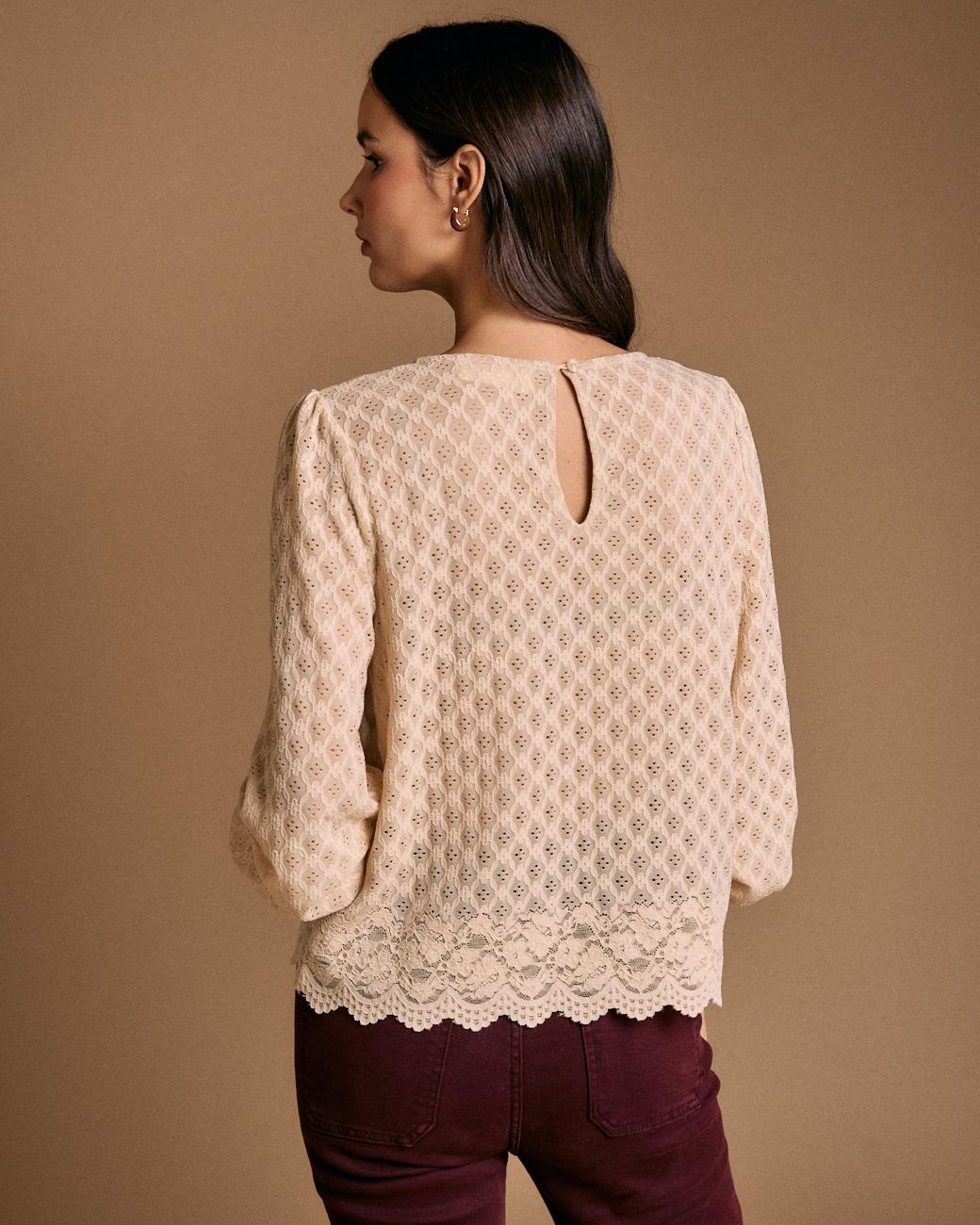 Blusa com Detalhes Camelia