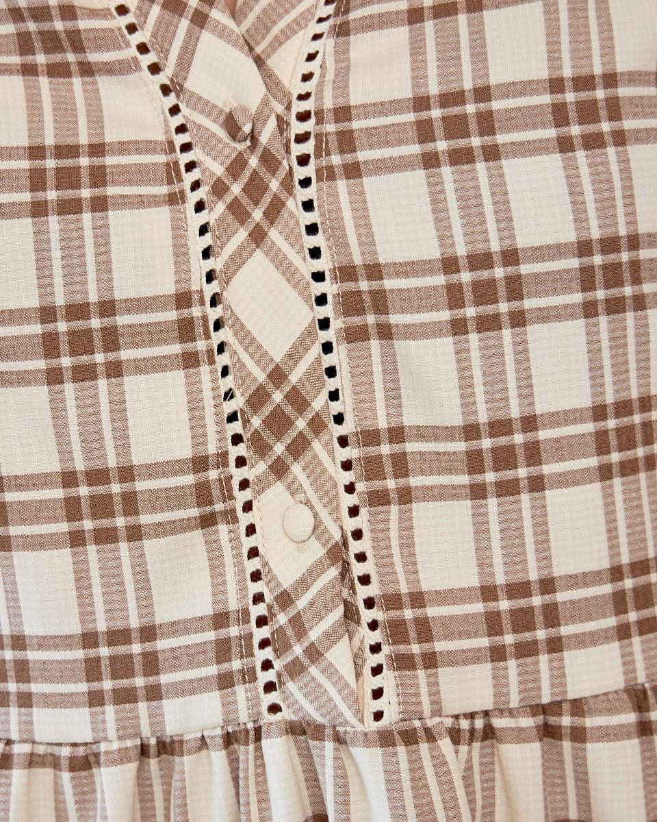 Vestido Quadrados Camélia