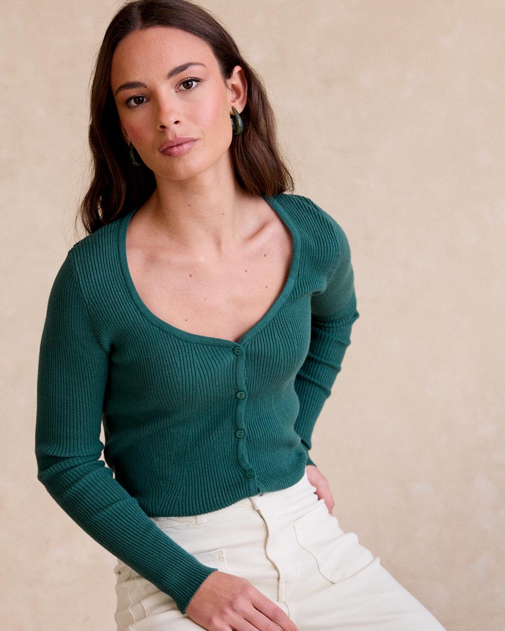 Camisola de Malha Verda