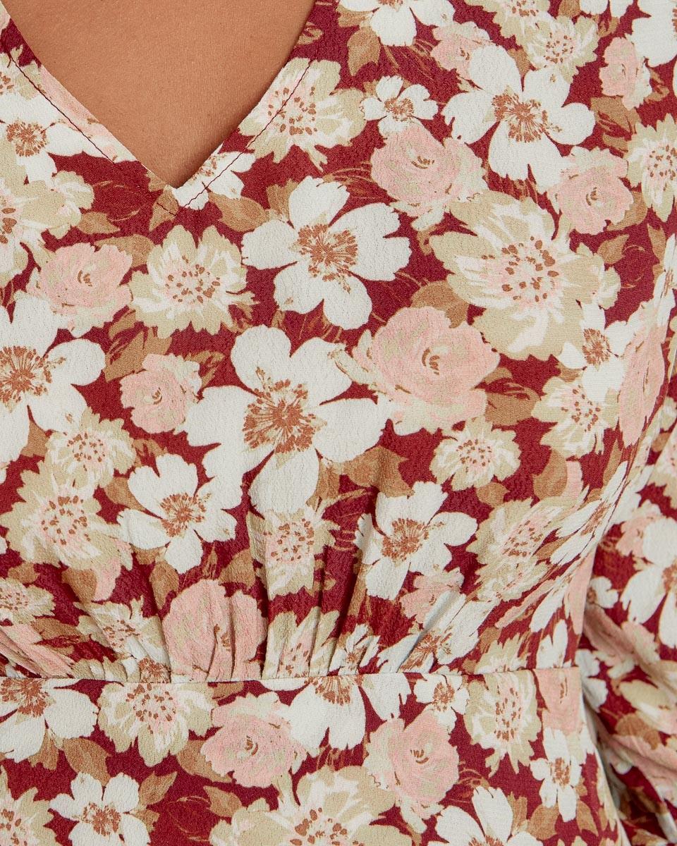 Vestido com Flores Sybilla