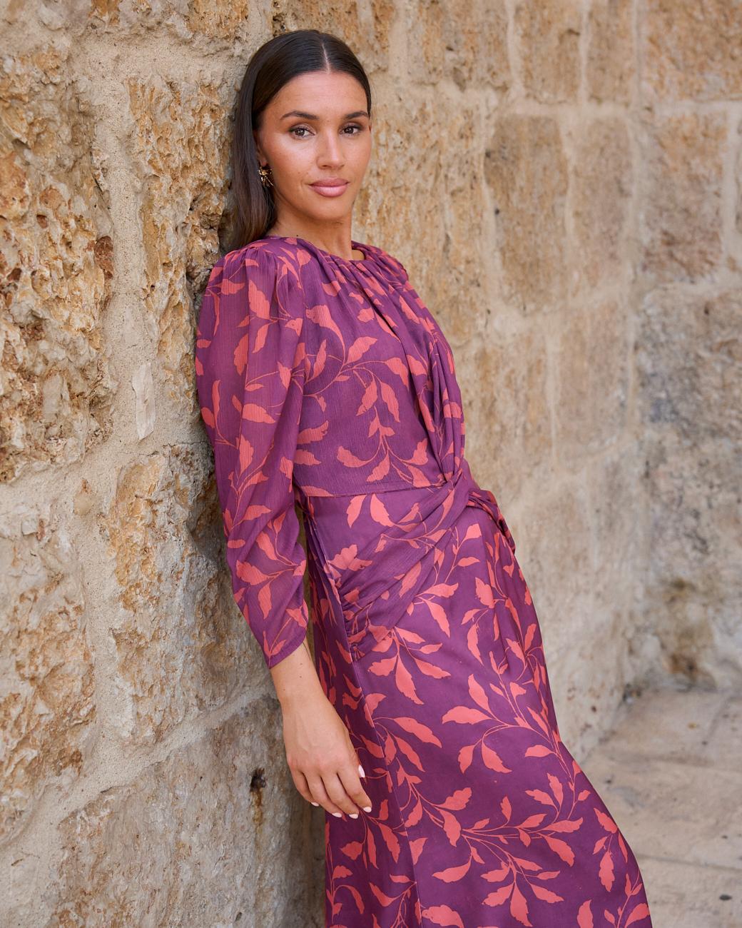 Vestido Folhas Dea