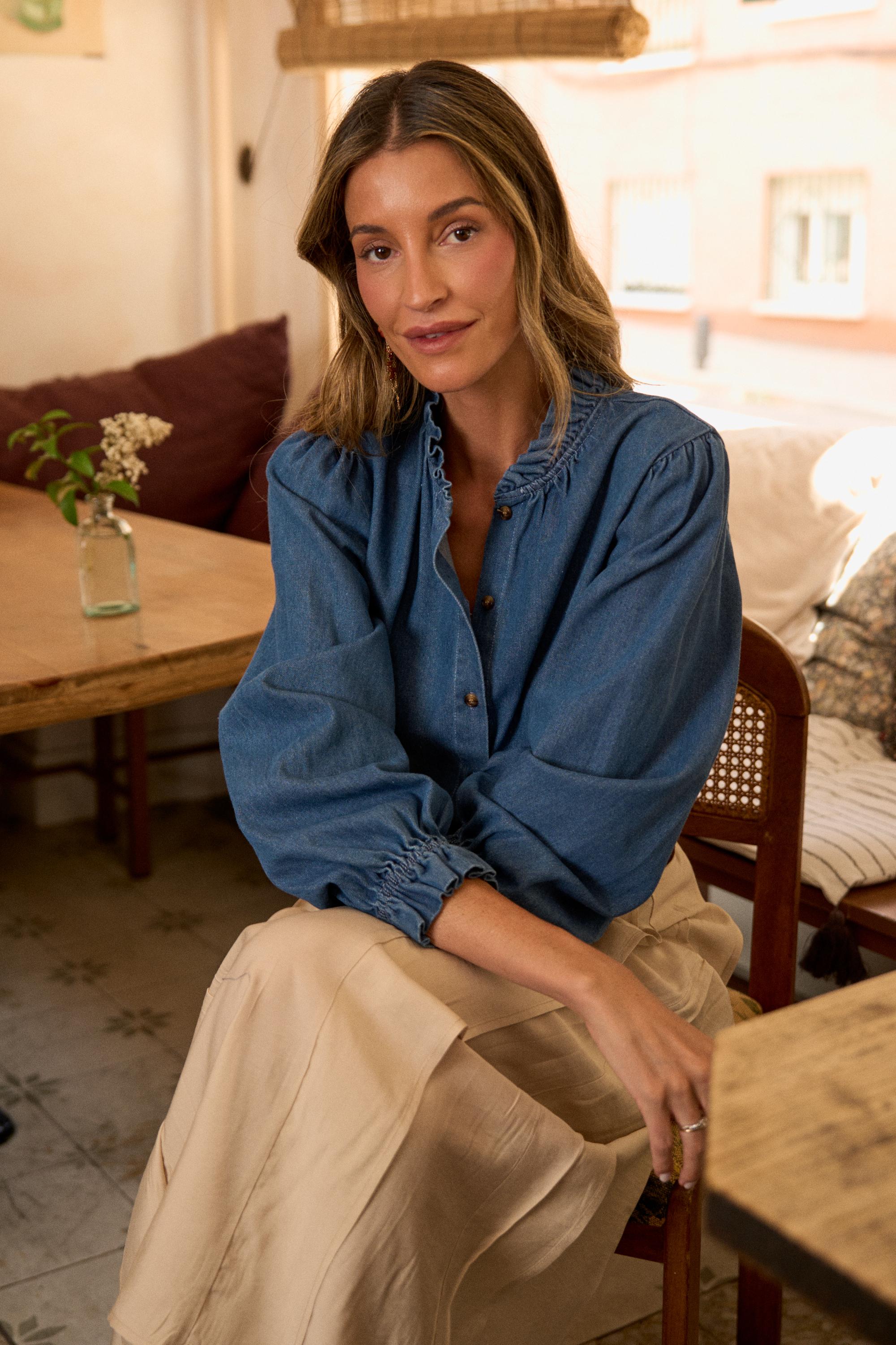 Camisa de ganga Mariane