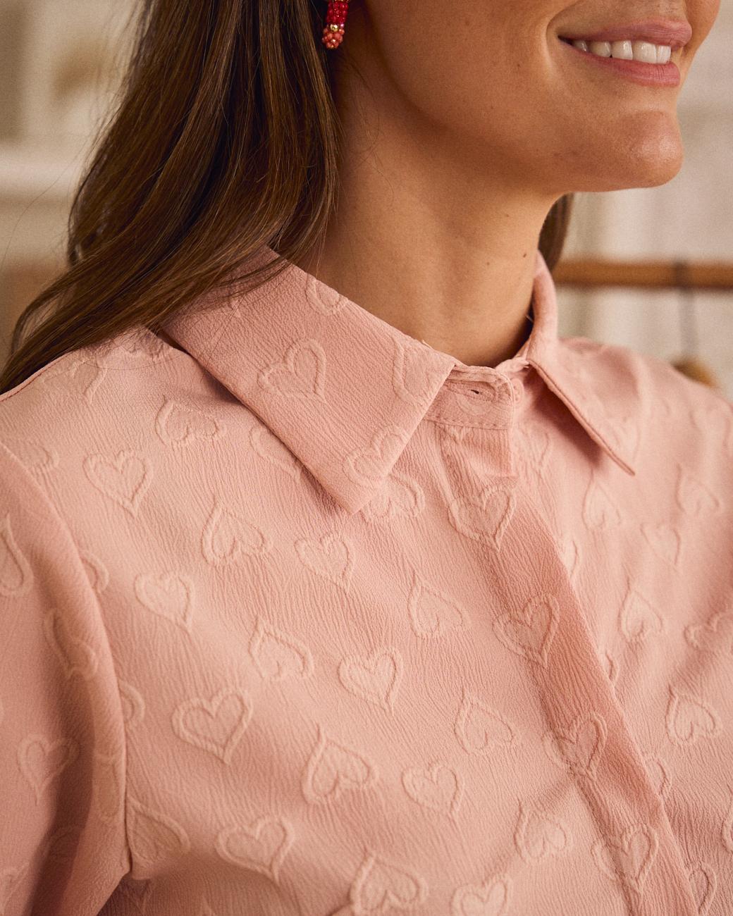 Camisa com Corações Flavia