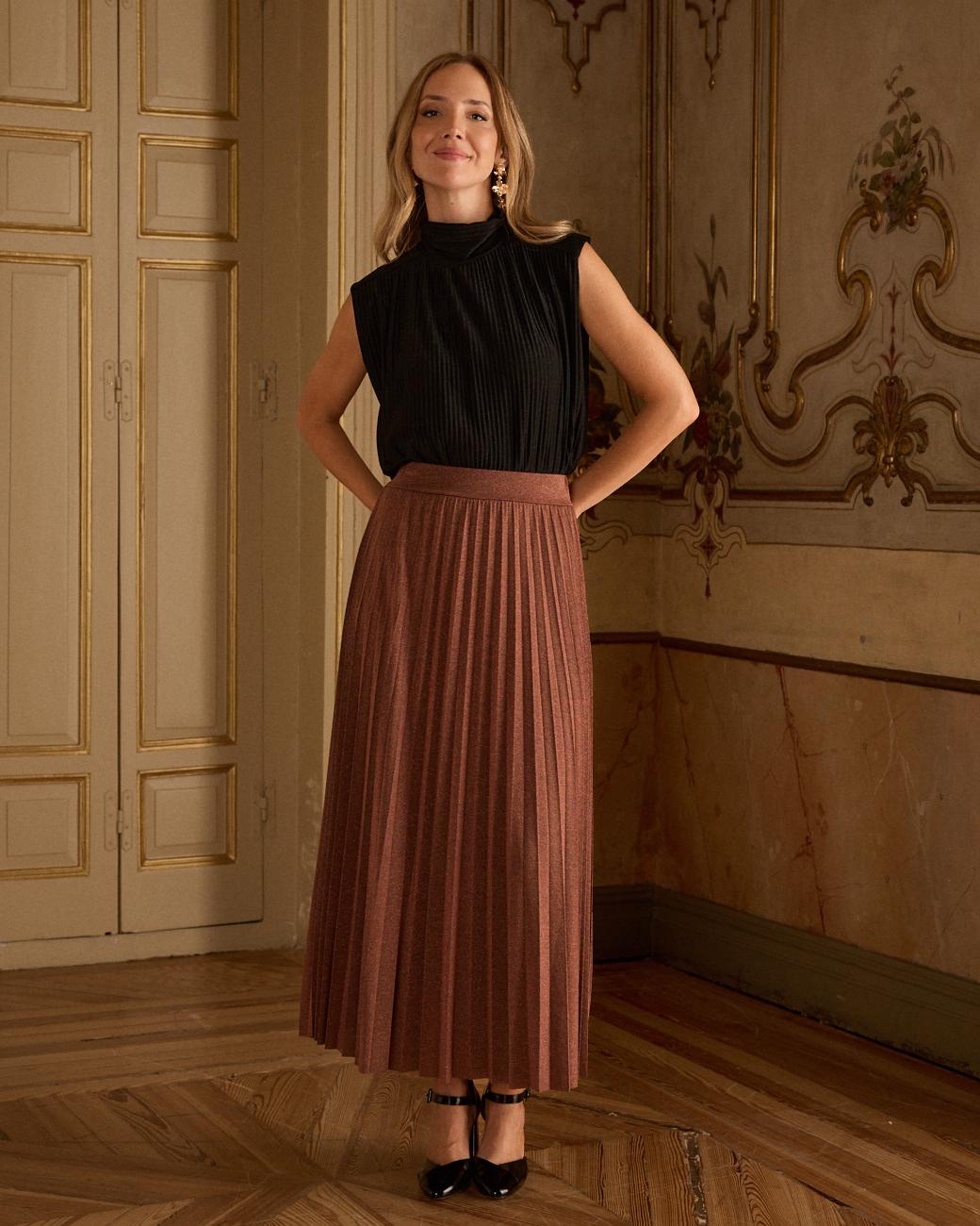 Top de gola alta Marni