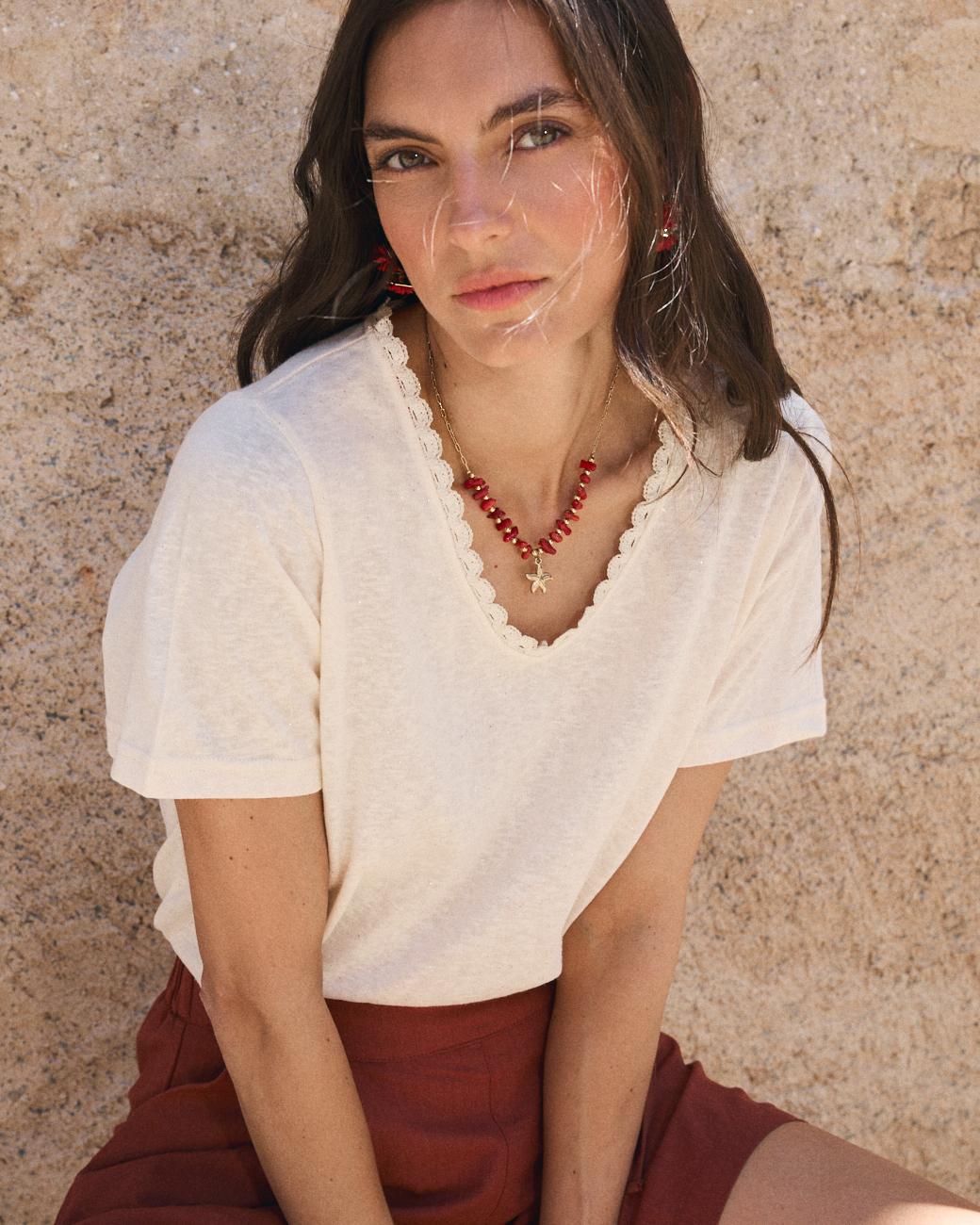 T-shirt de Croché Mila