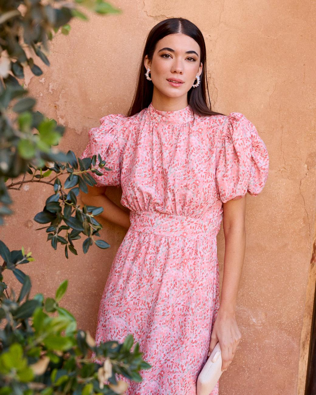 Vestido com Folhagem Sintra