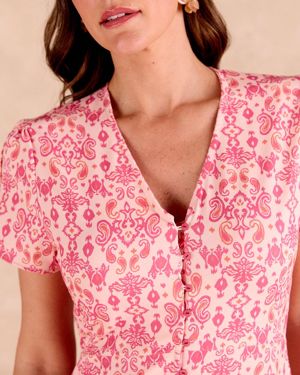 Vestido de Flores Damasco