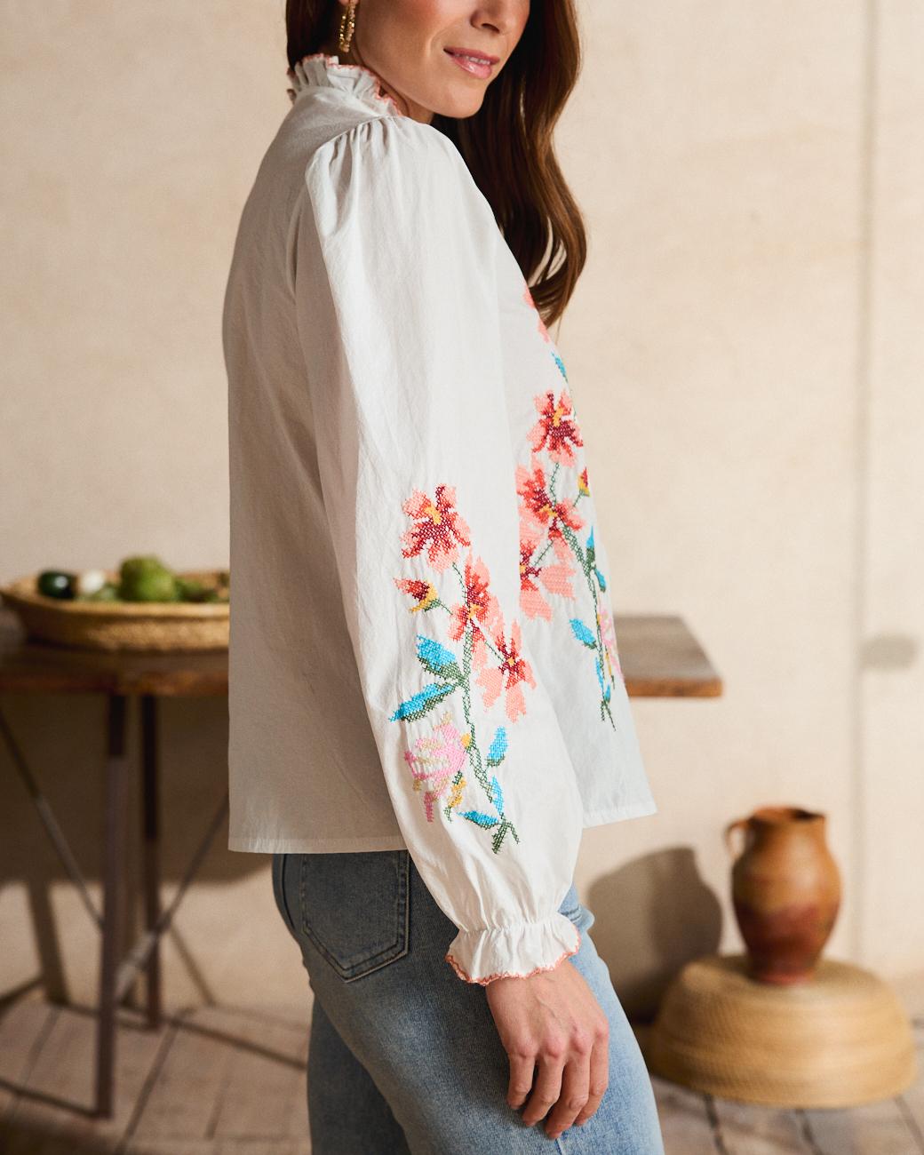 Camisa Bordada Fiona