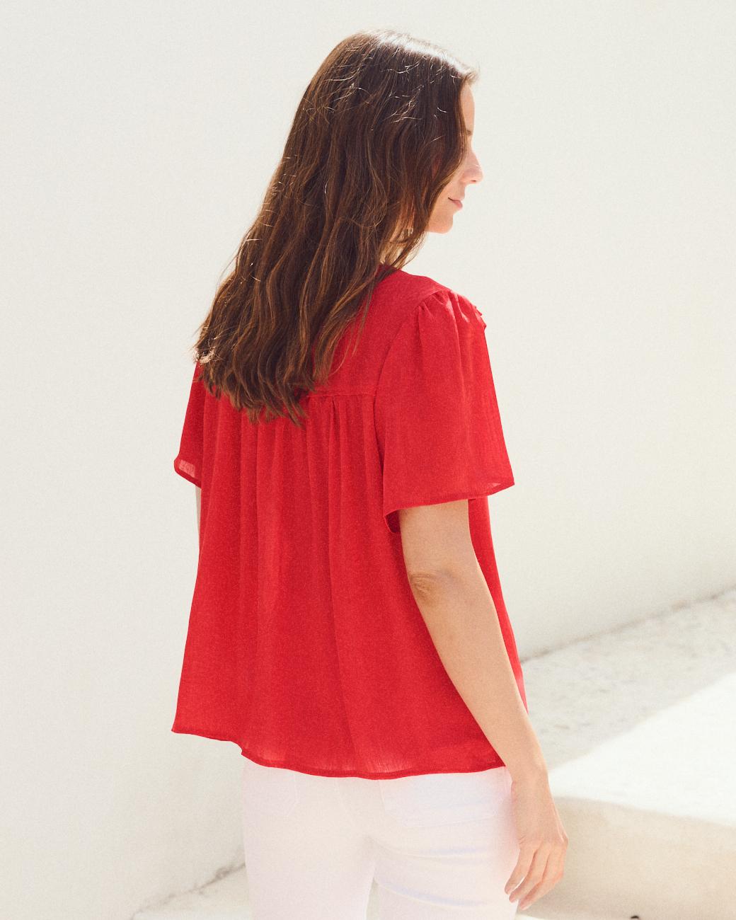 Blusa Vermelha Carmina