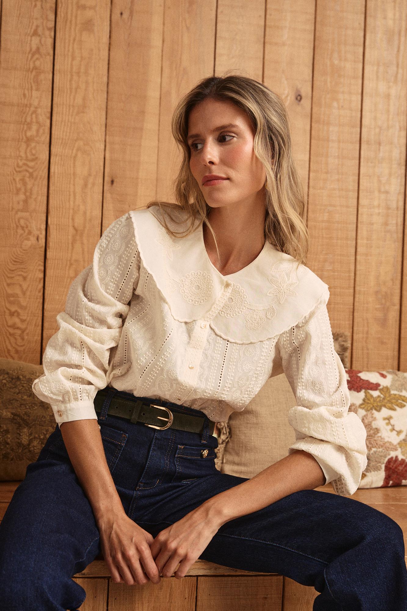 Camisa de gola Genoveva