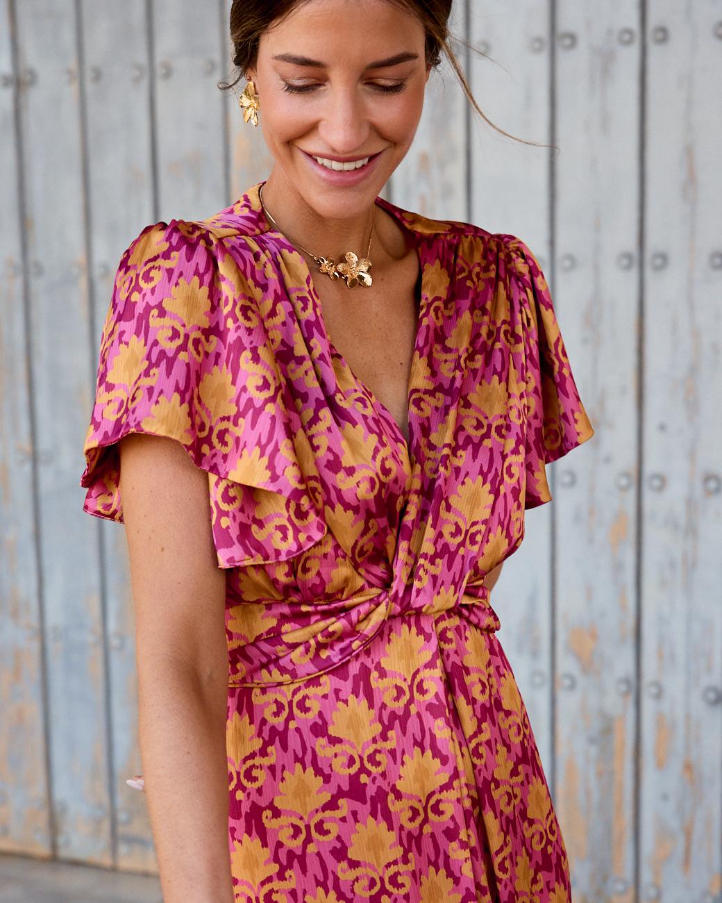 Vestido com Decote Nicoletta
