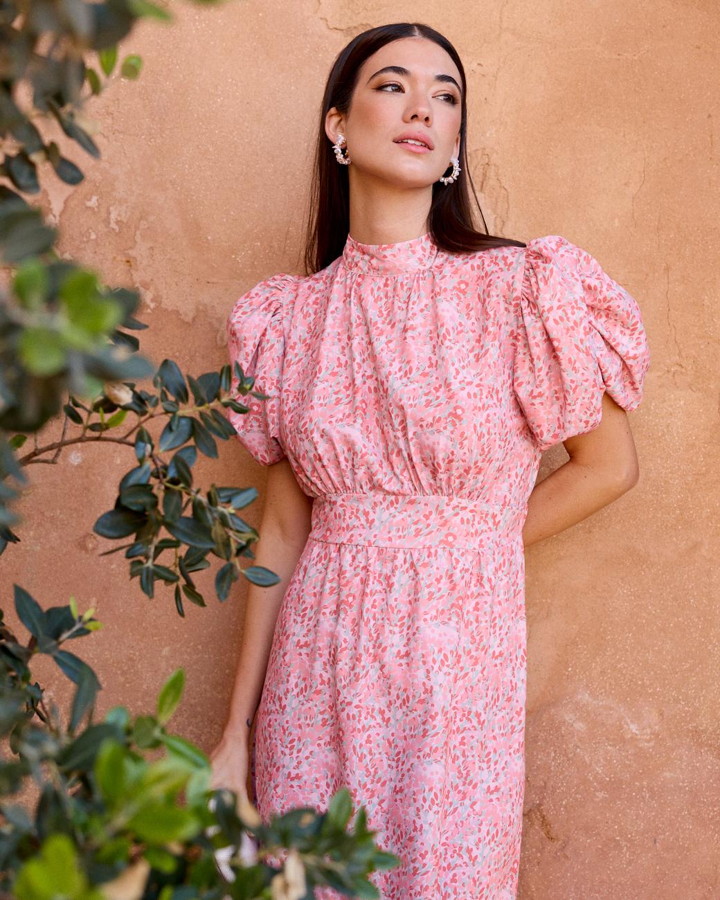 Vestido com Folhagem Sintra